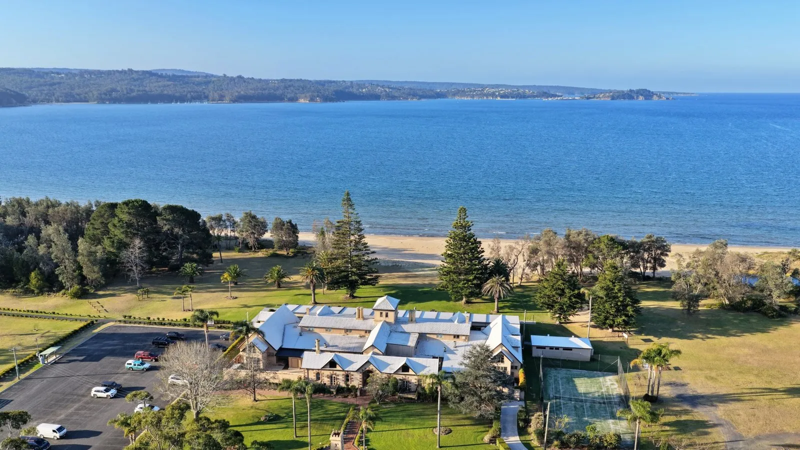 The Seahorse Inn at Boydtown with Twofold Bay beyond