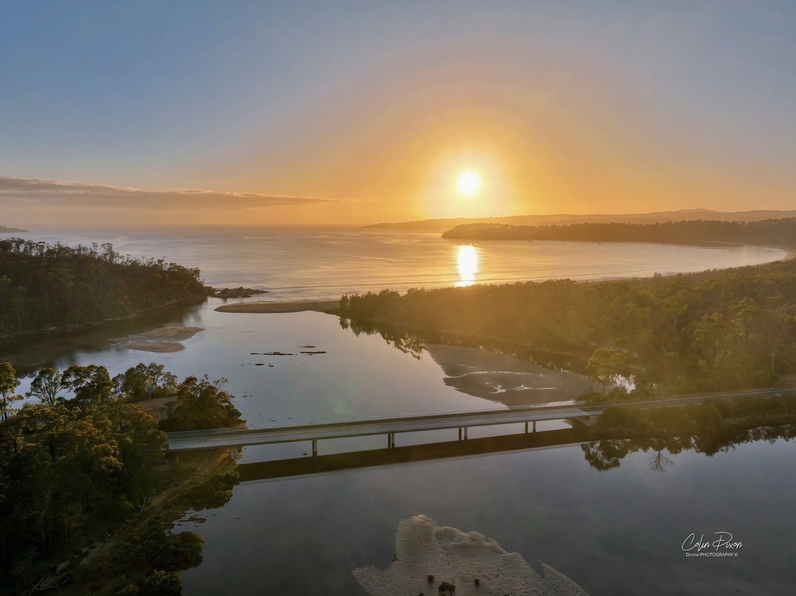 Nullica Rocks Dawn's Serenade at Nullica Bay: Reflections of Twofold Bay's Timeless ...